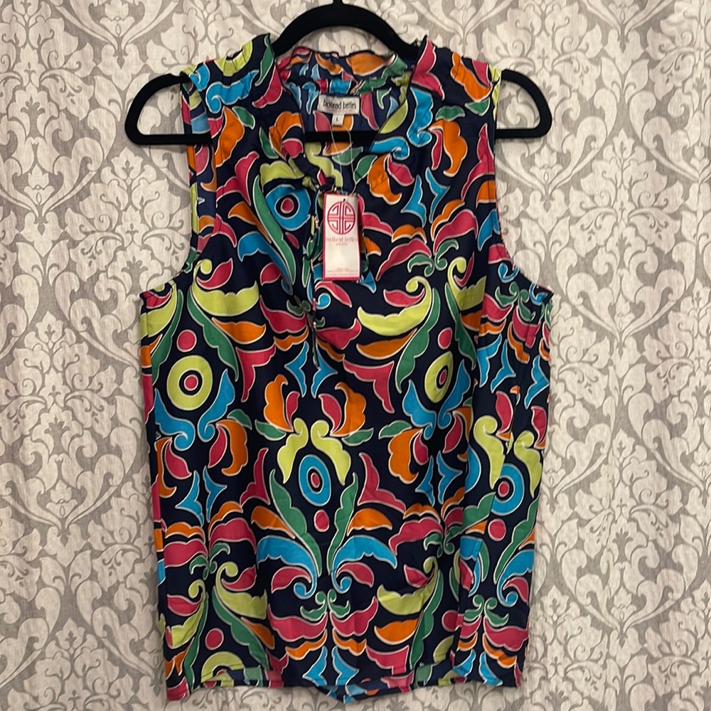 Brand new women’s size large buckhead betties silky sleeveless top